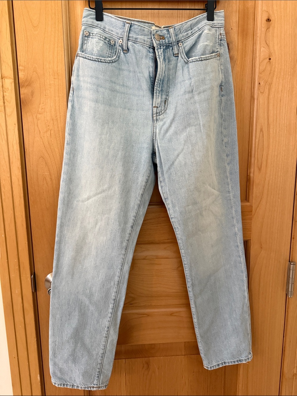 Madewell Light Blue the perfect vintage straight-Leg Jeans